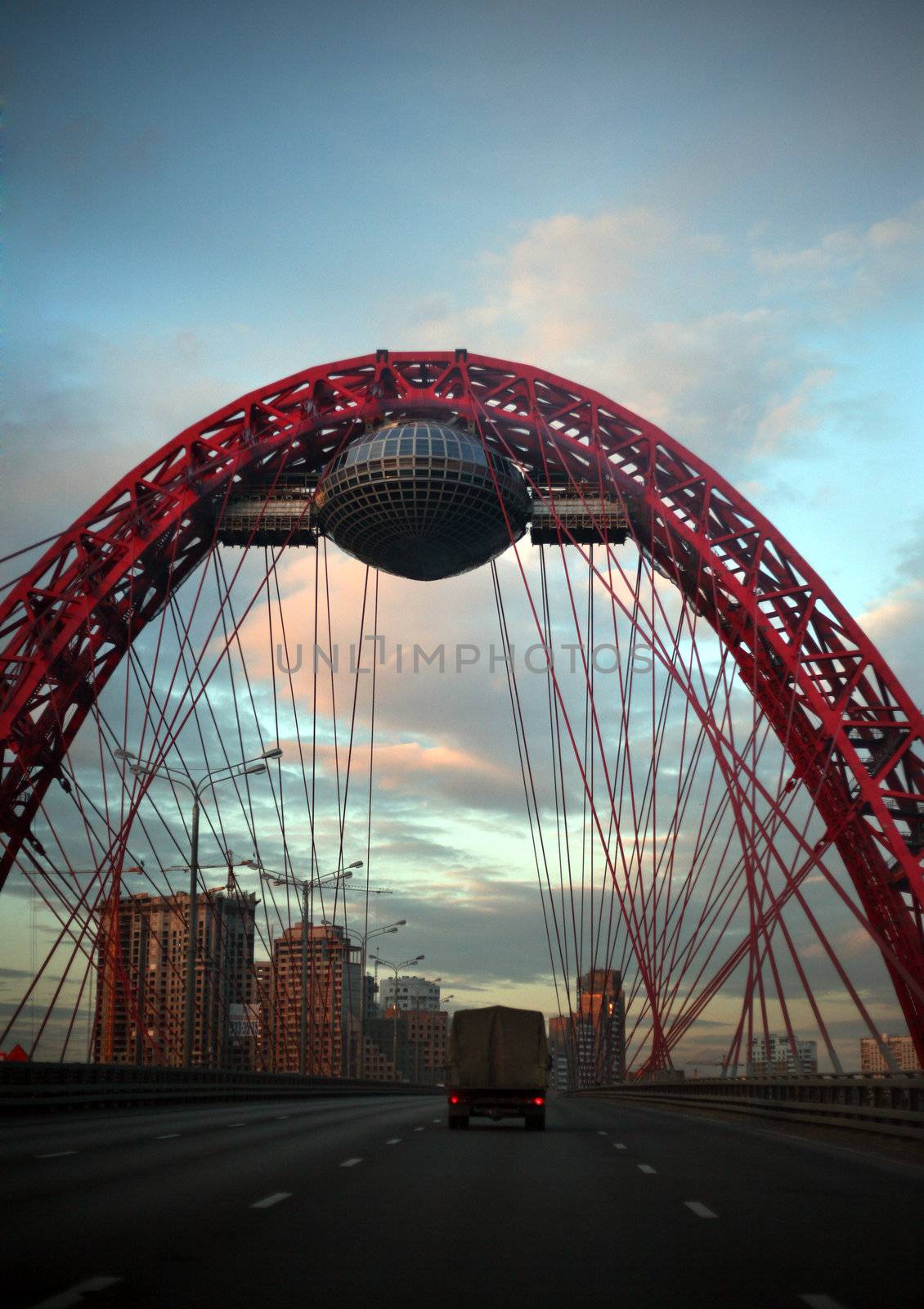 Viewing platform and restaurant in Moscow