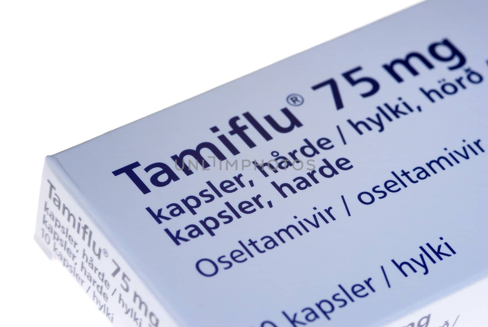 Tamiflu 75mg from Roche.
Selectiv focus.
