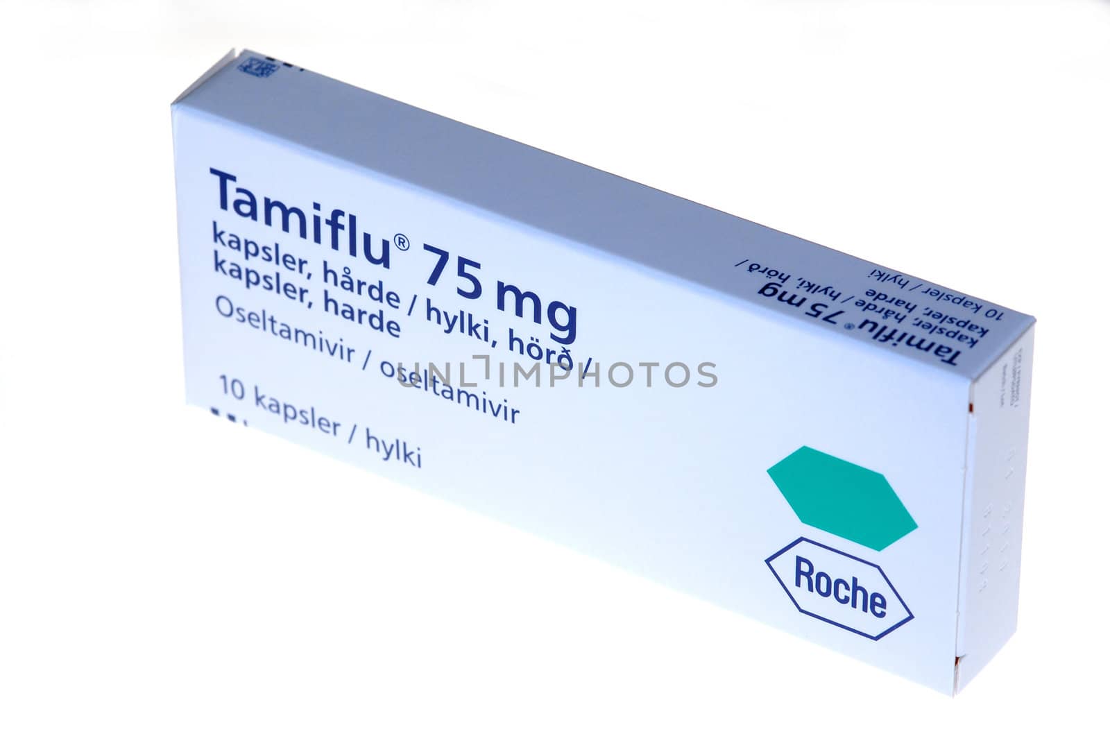 Tamiflu 75mg from Roche.
Selectiv focus.
