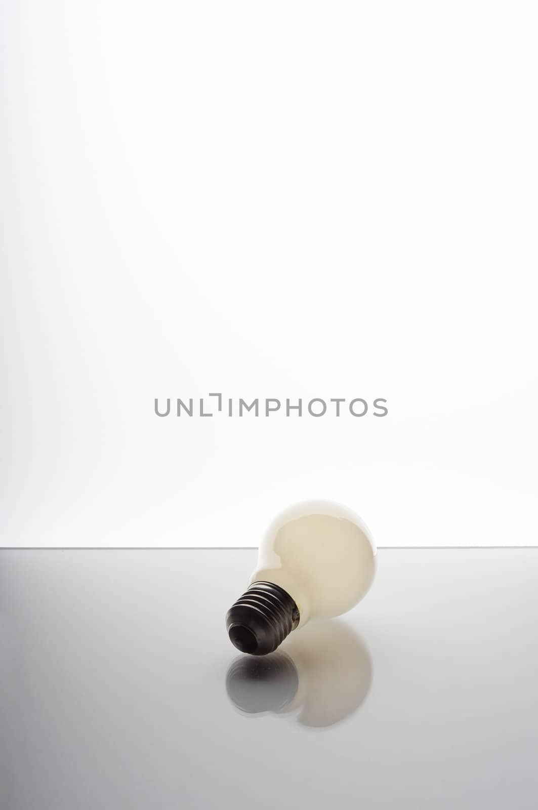 Lamp on the white background