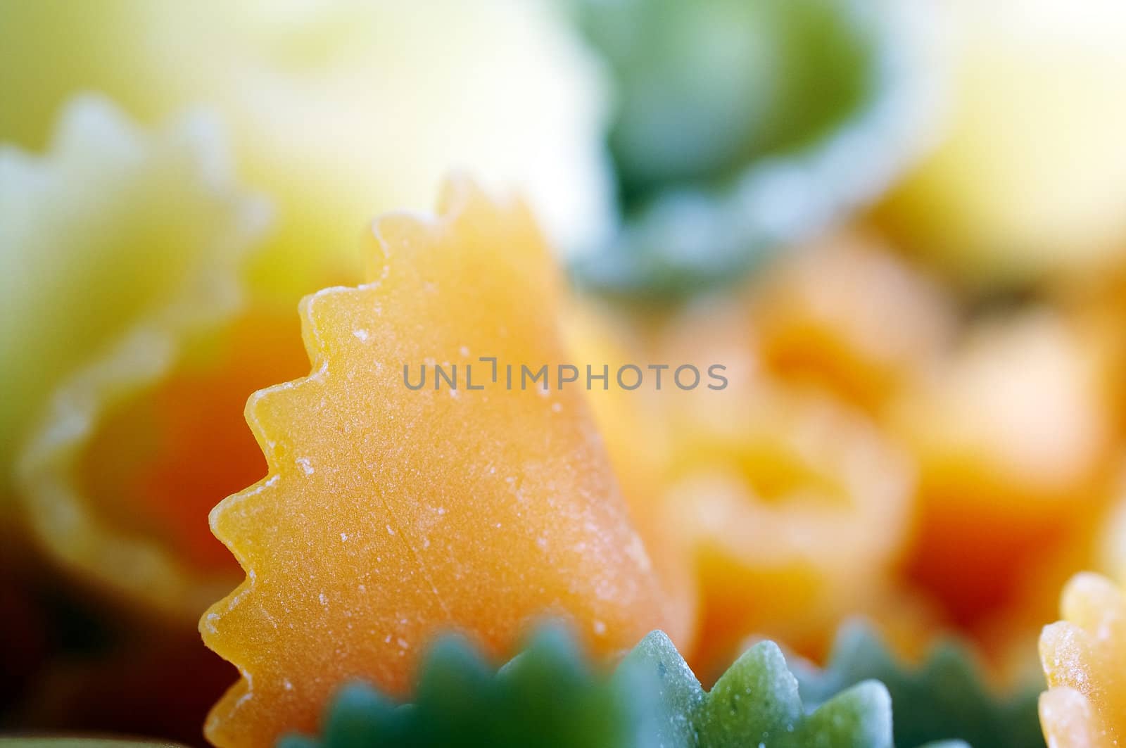 Abstract macro background about pasta