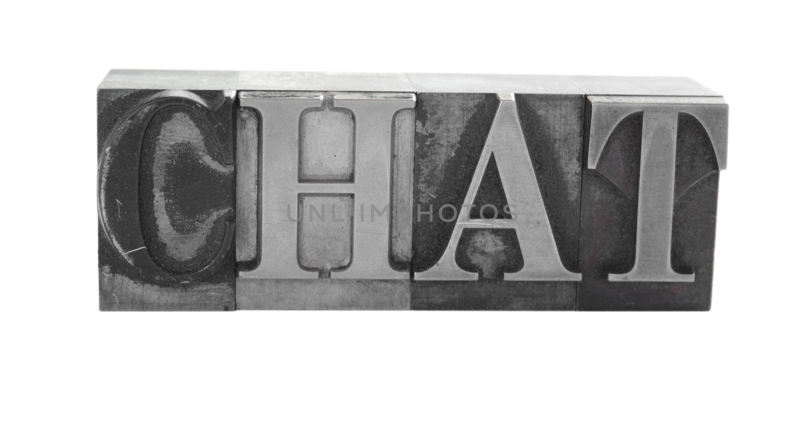 chat in metal letters by nebari
