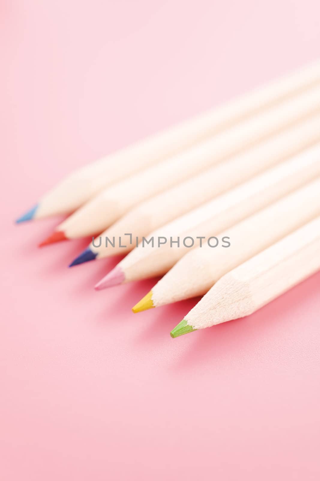 Pile of pencils by mjp