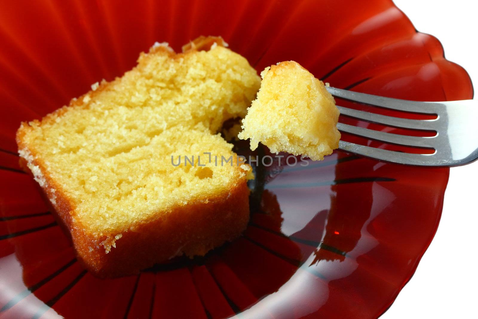 Slice of Pound Cake by Geoarts