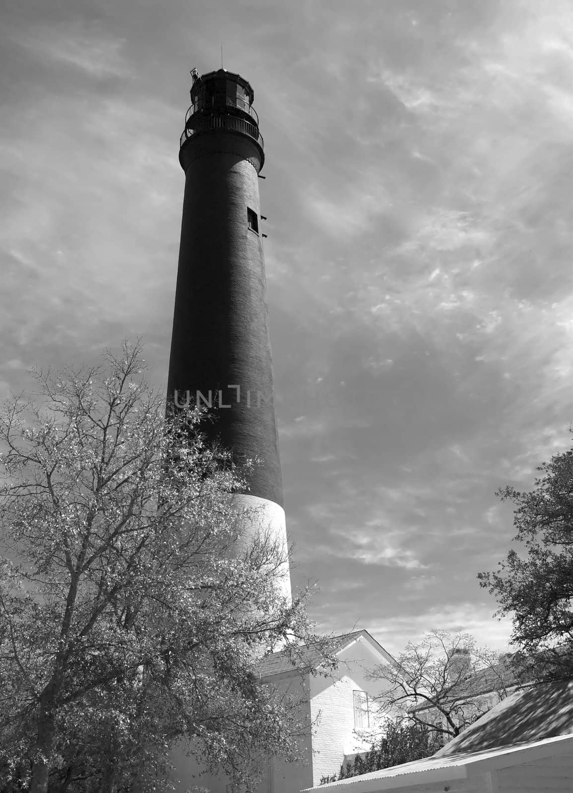 Lighthouse (B+W) by npologuy