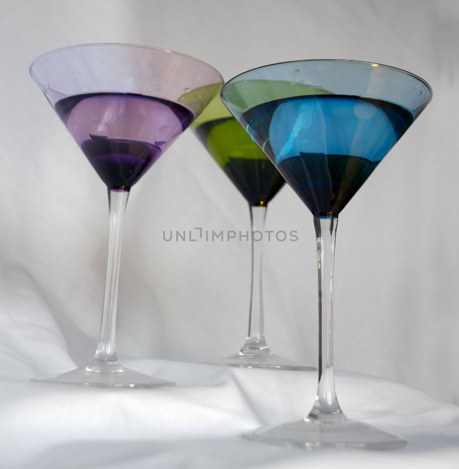 Multicolored cocktail Glasses 3 by npologuy