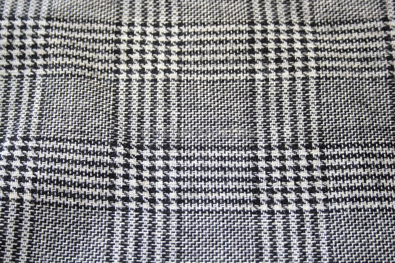a classic houndstooth pattern in black and white