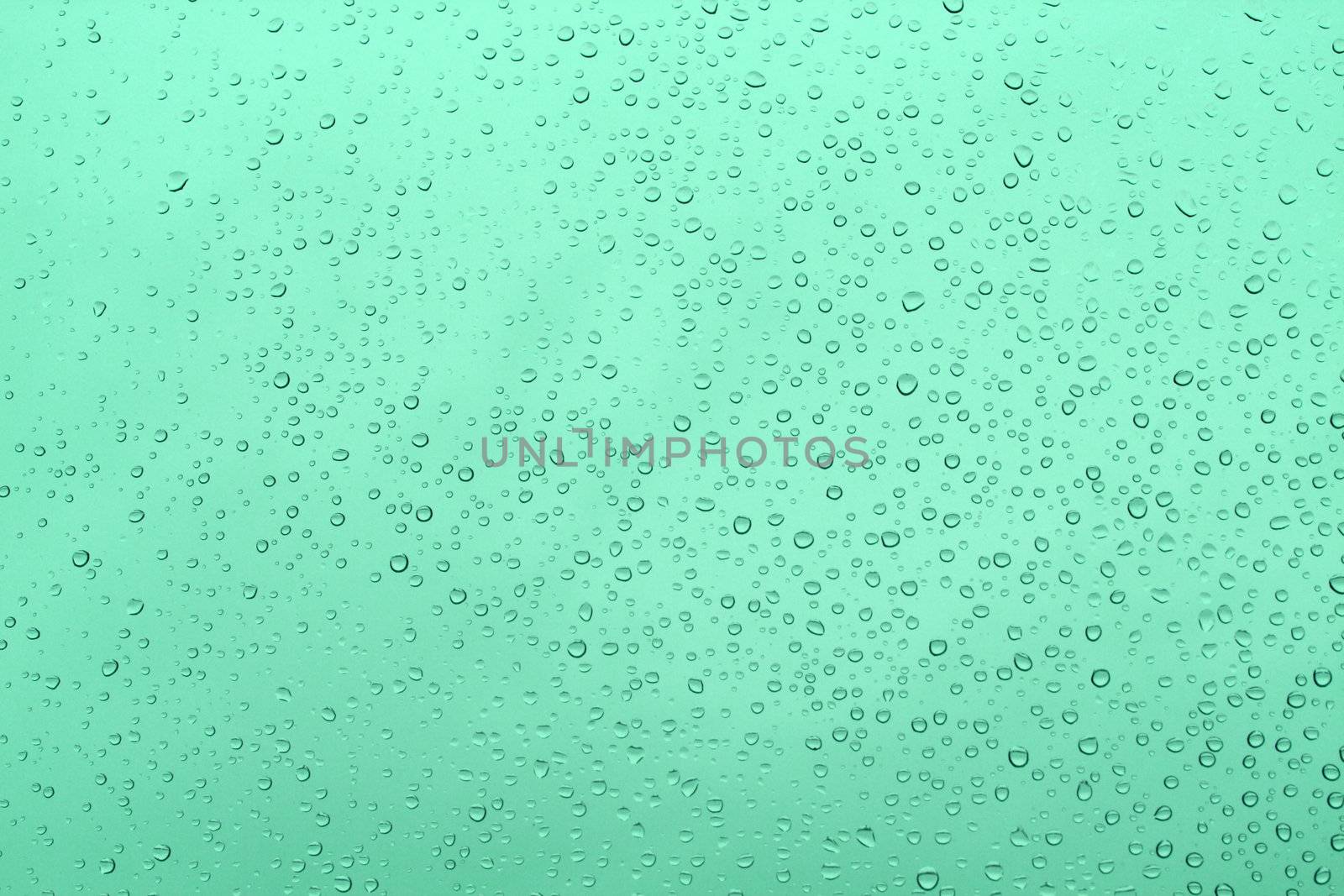 rain drops on glass by Mikko