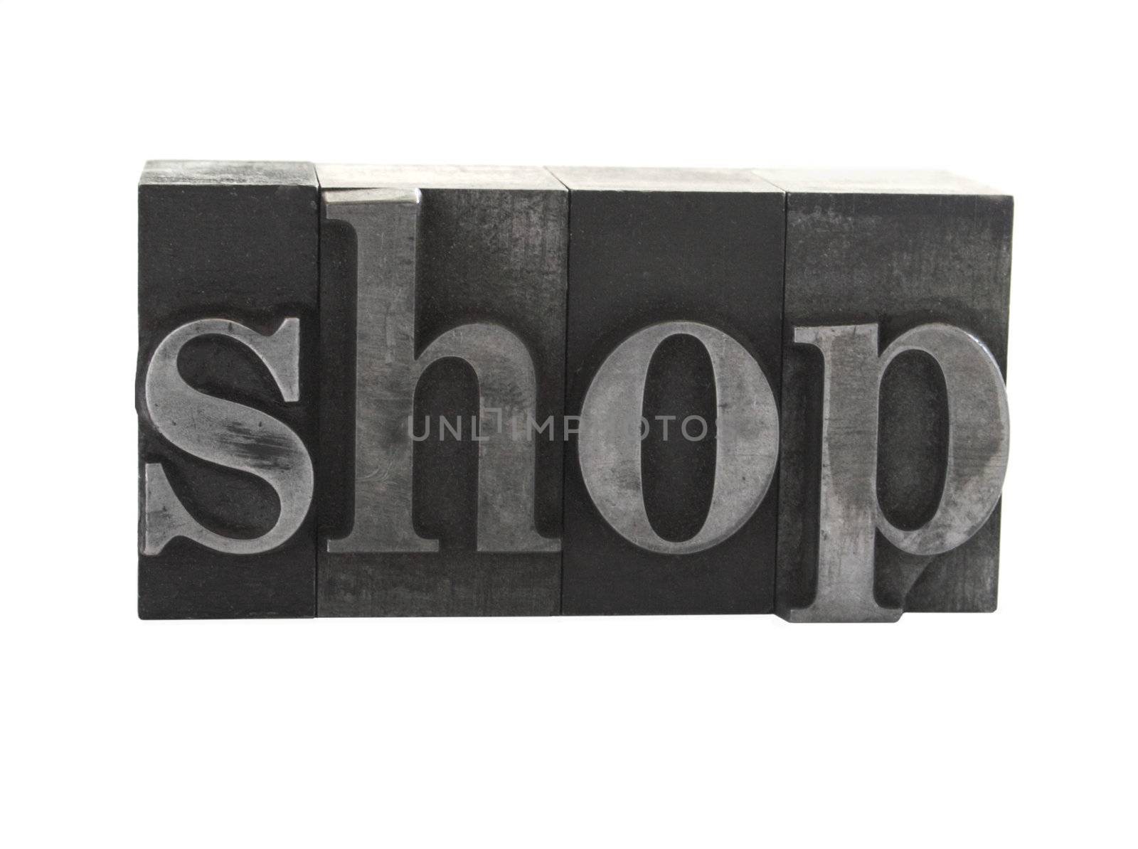 shop in old metal type by nebari
