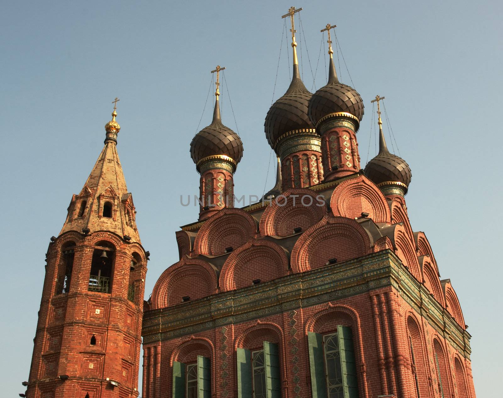 The oldest church of the city of Yaroslavl.