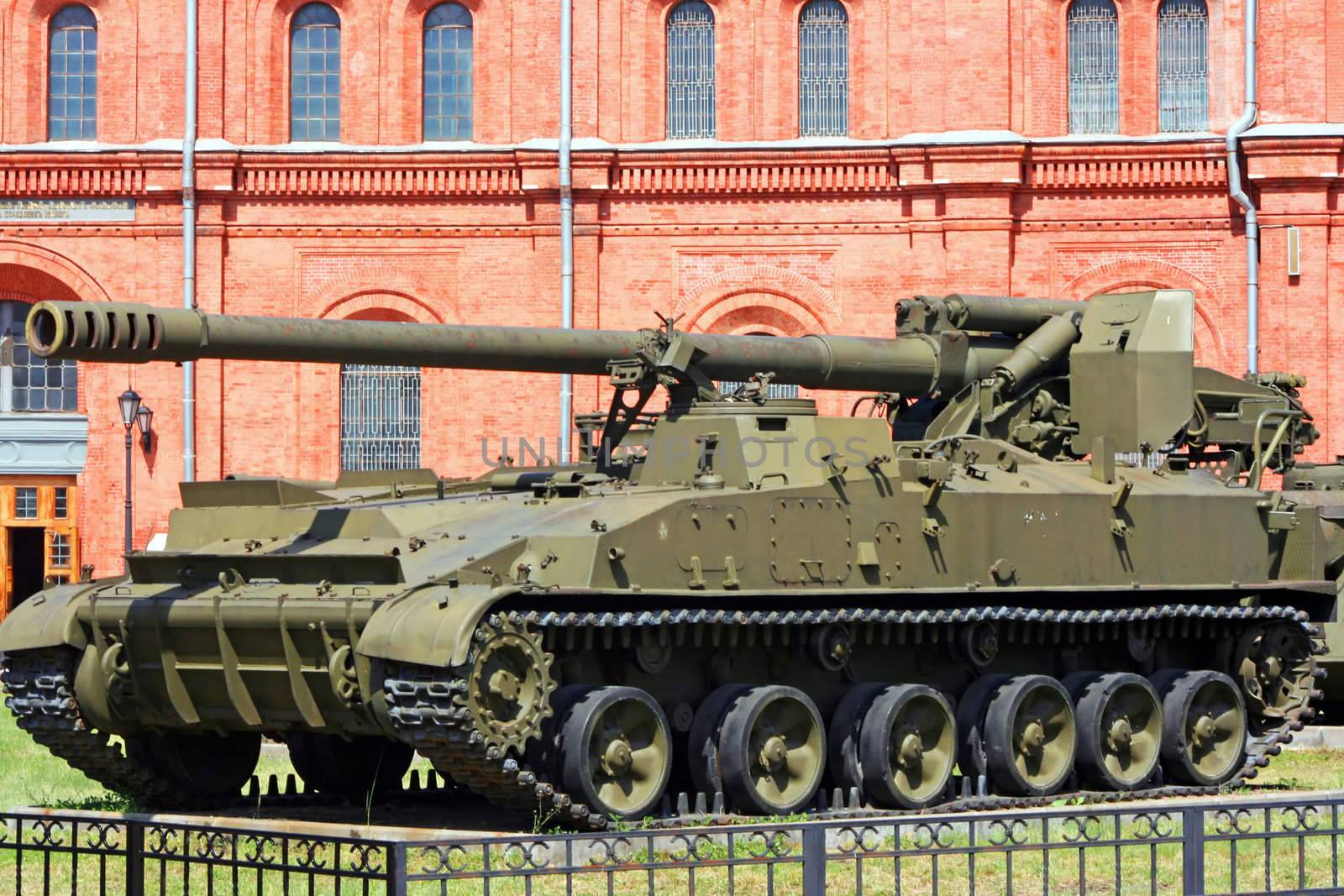 Self-propelled installation of Russian army