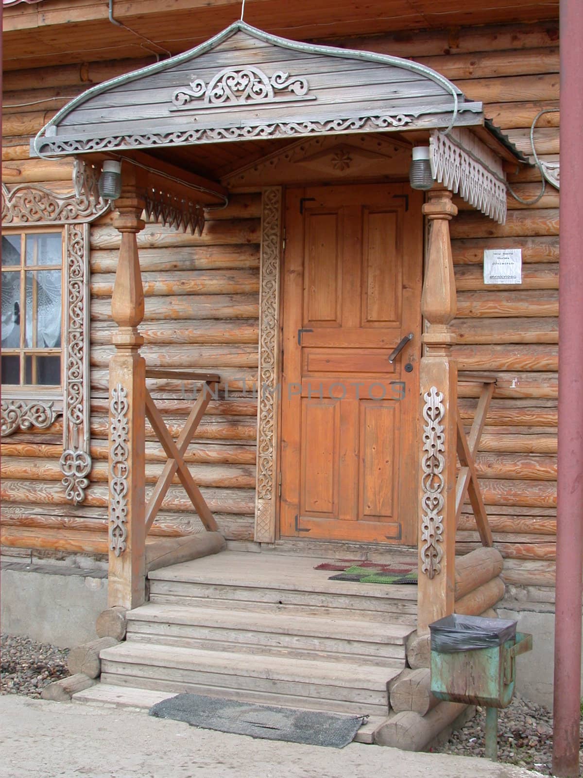 wooden thread, porch, public crafts to Russia