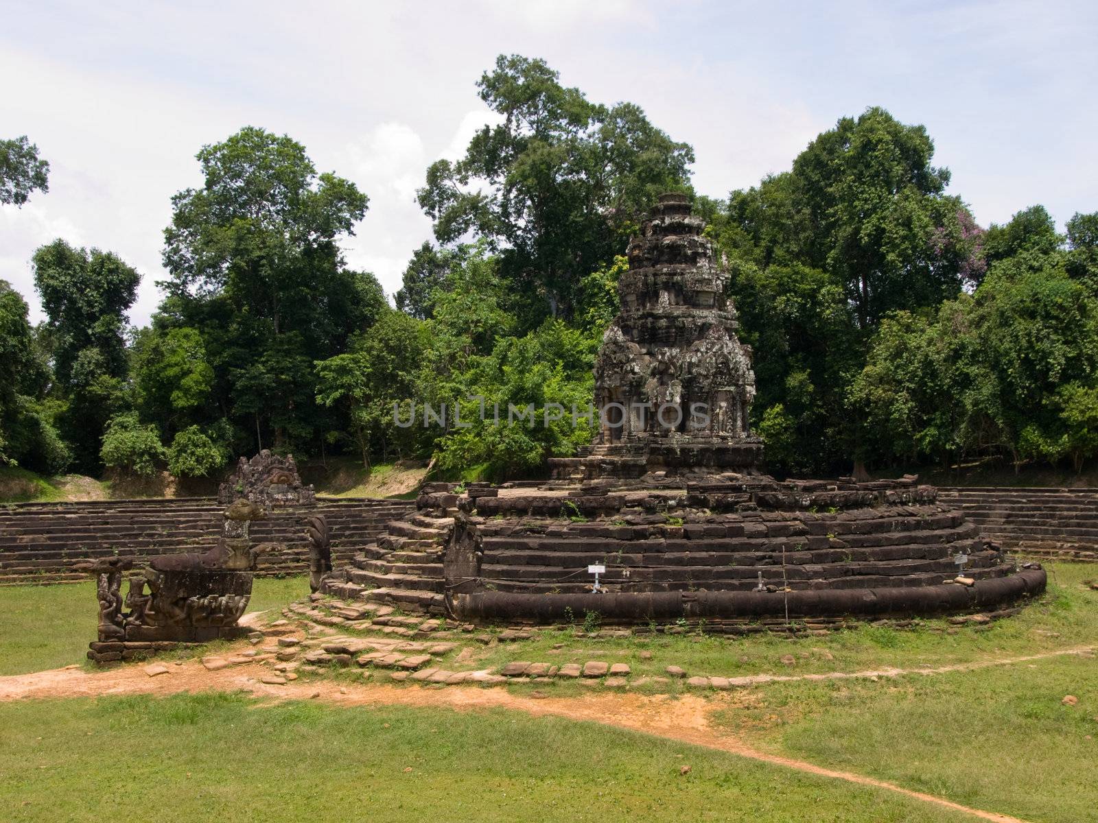 The picture of antient temple of cambodia