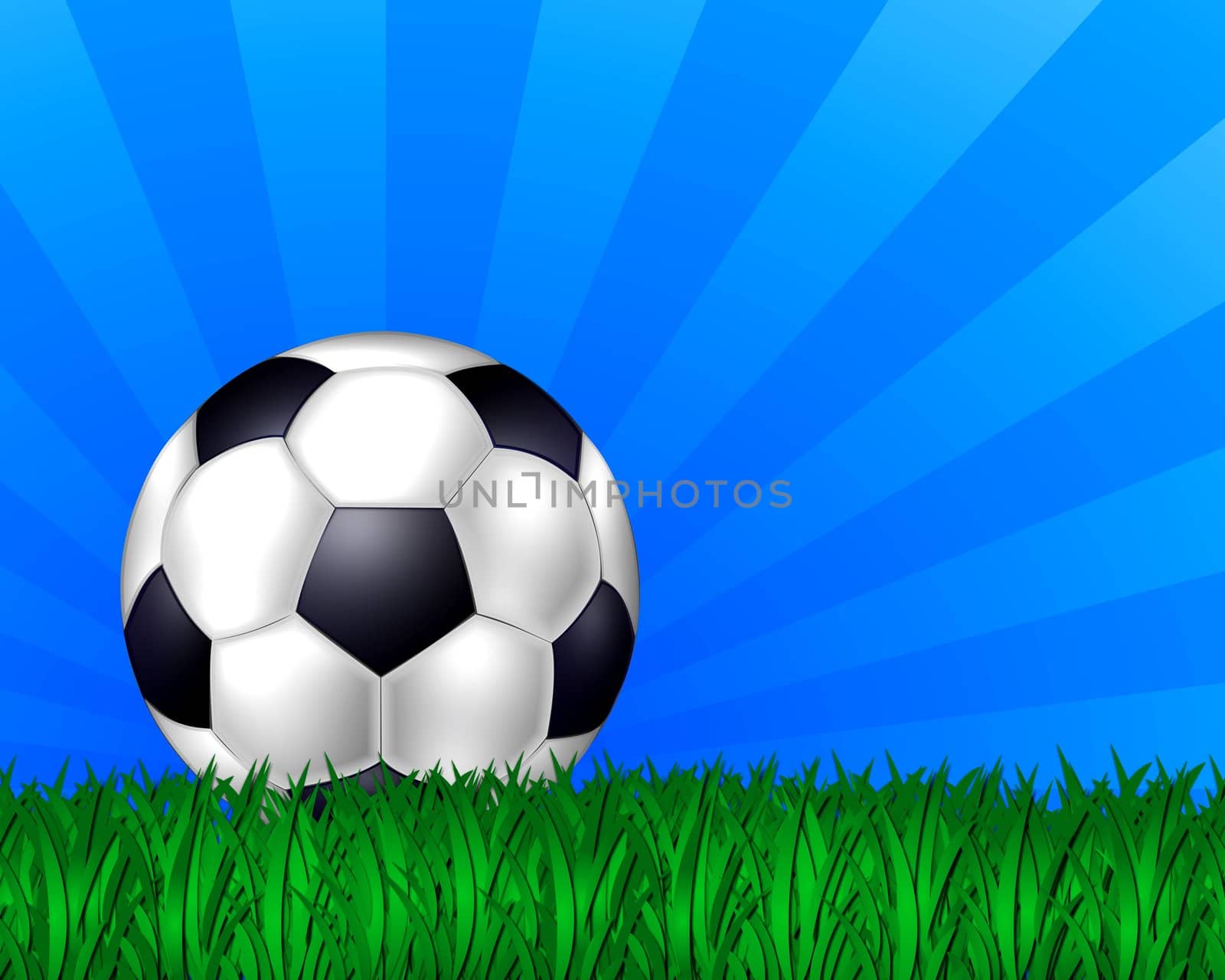 soccer ball illustration by peromarketing