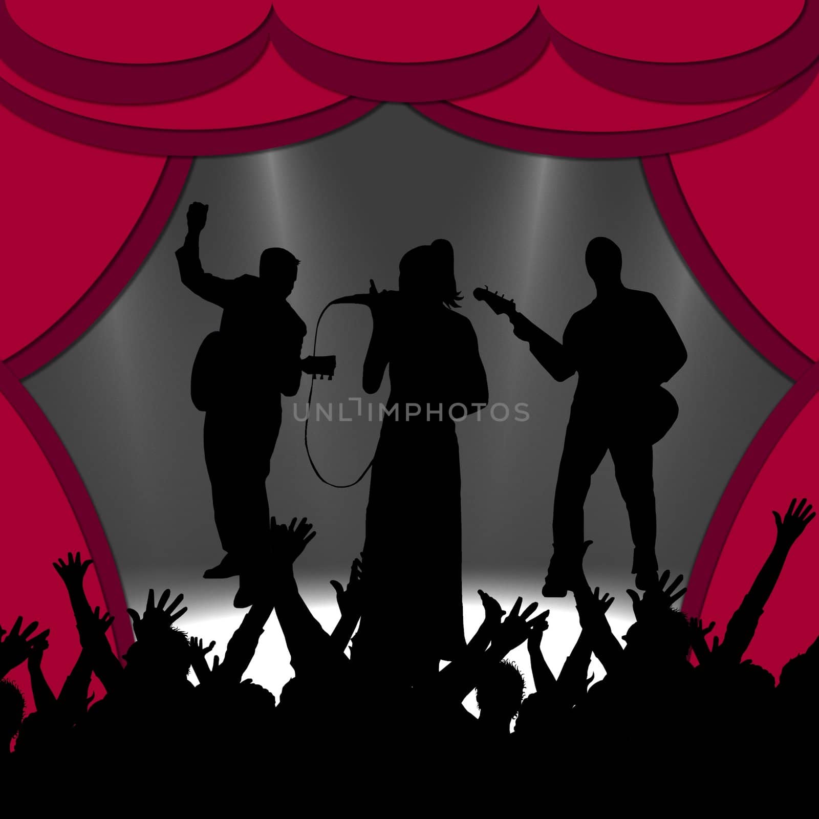 illustration of a concert