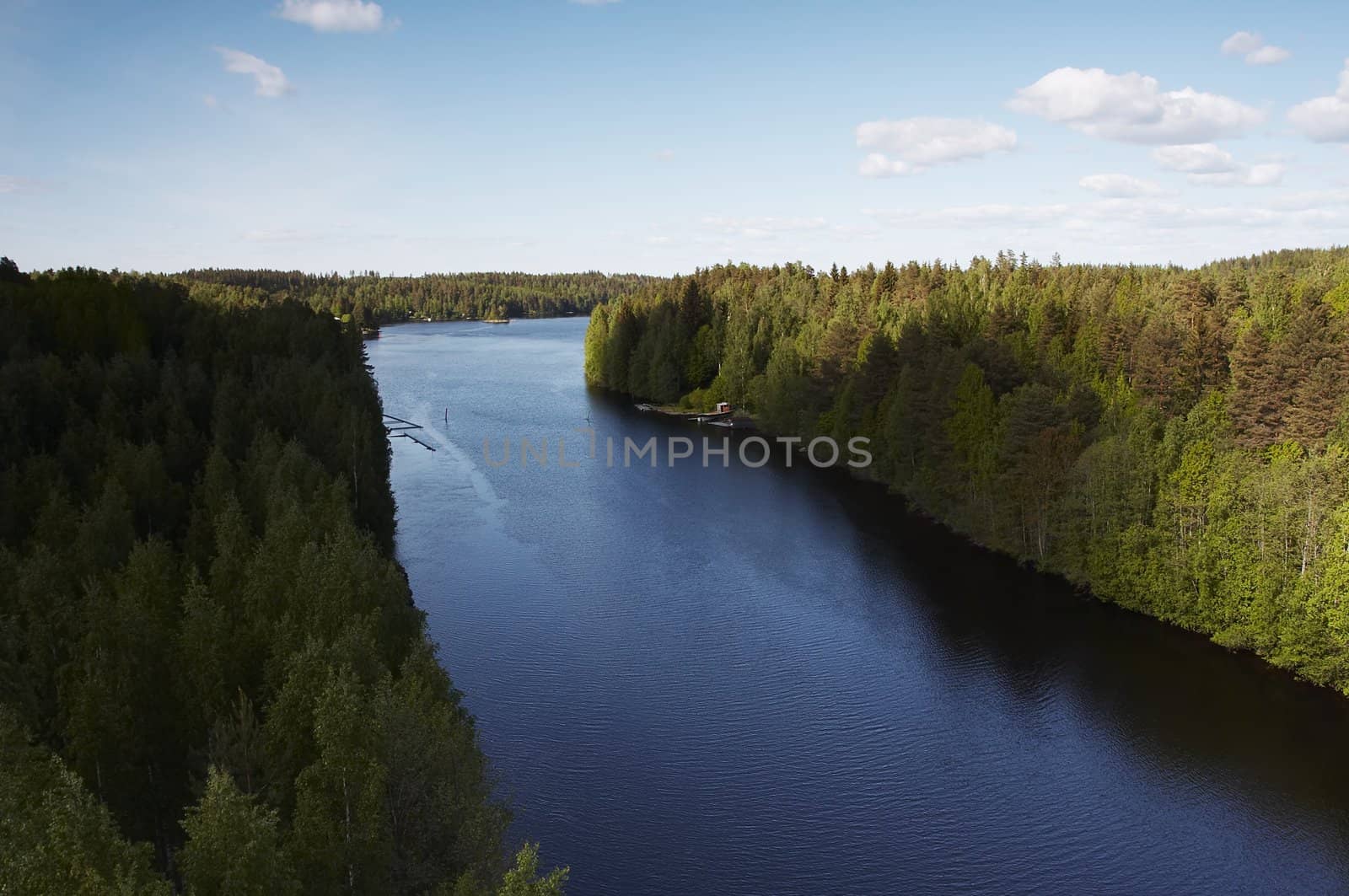 River from the bridge