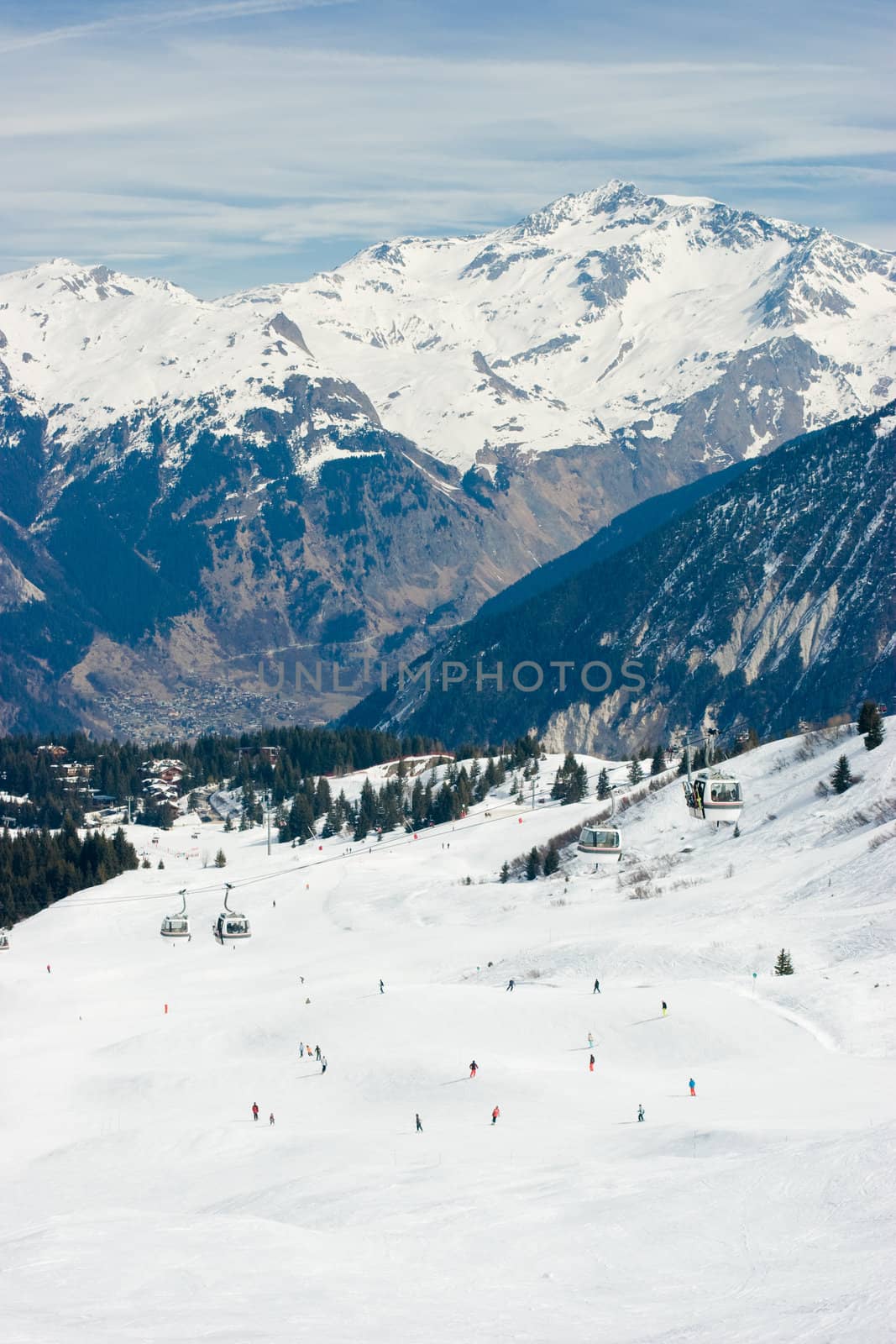 Ski resort valley by naumoid
