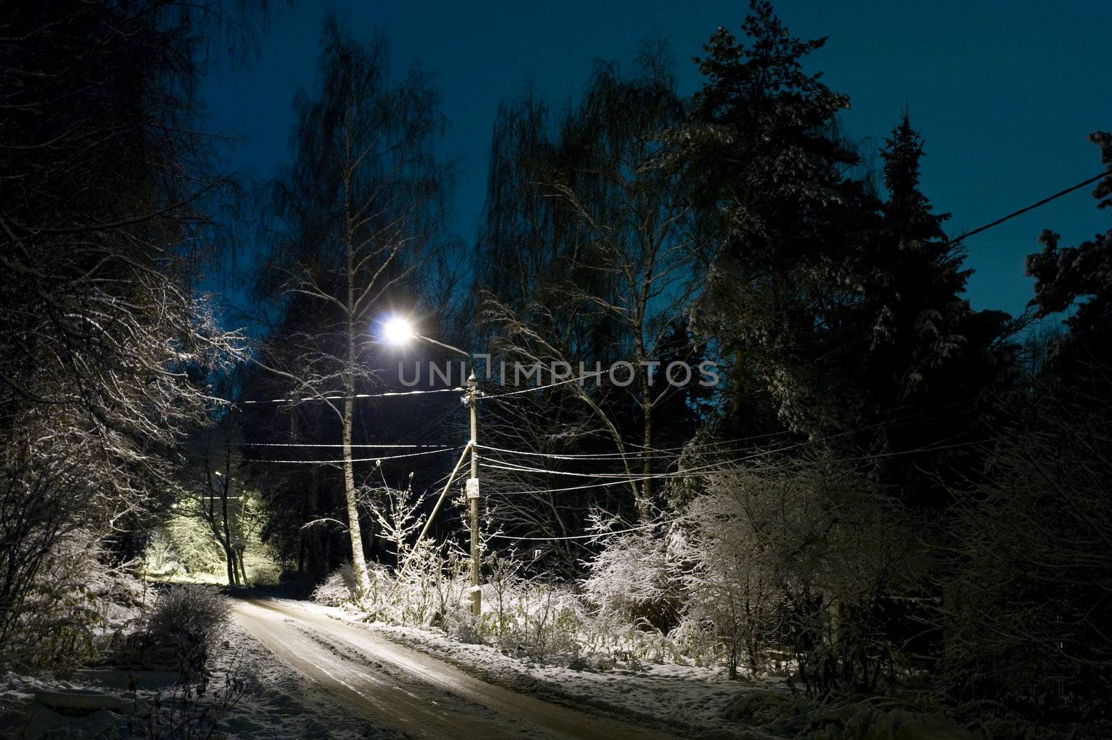 Winter night by naumoid