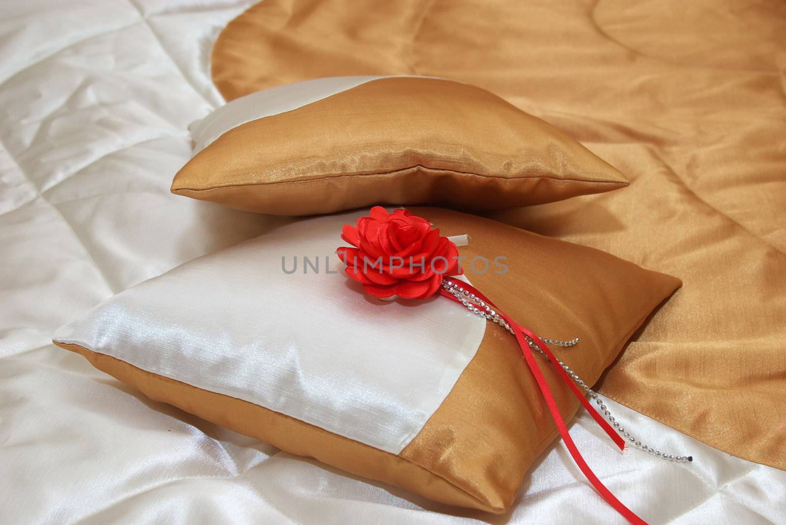 photo of the pillows on white background