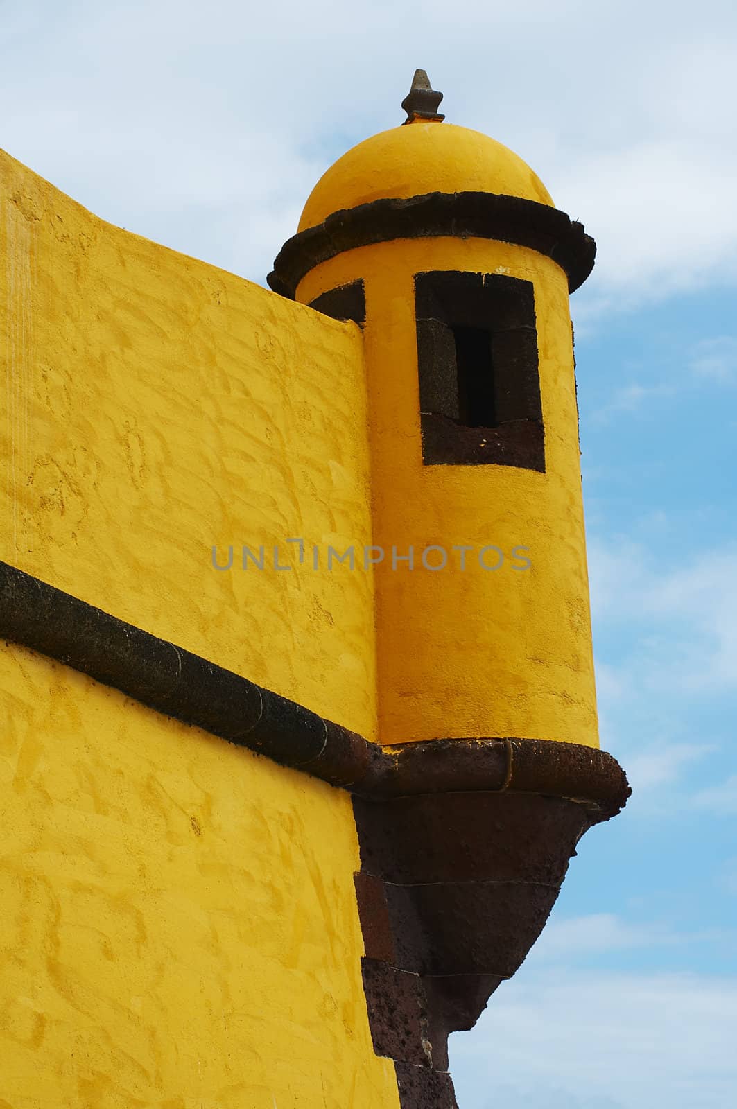 Castle tower against sky