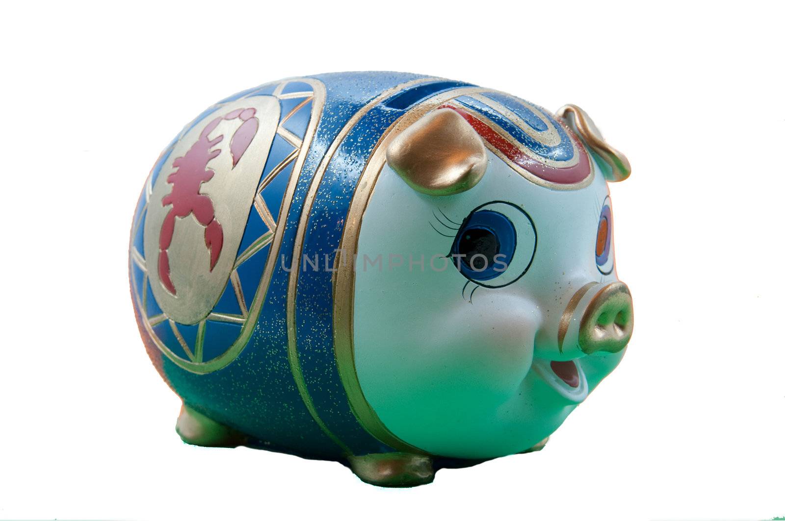 the picture of the pig money box