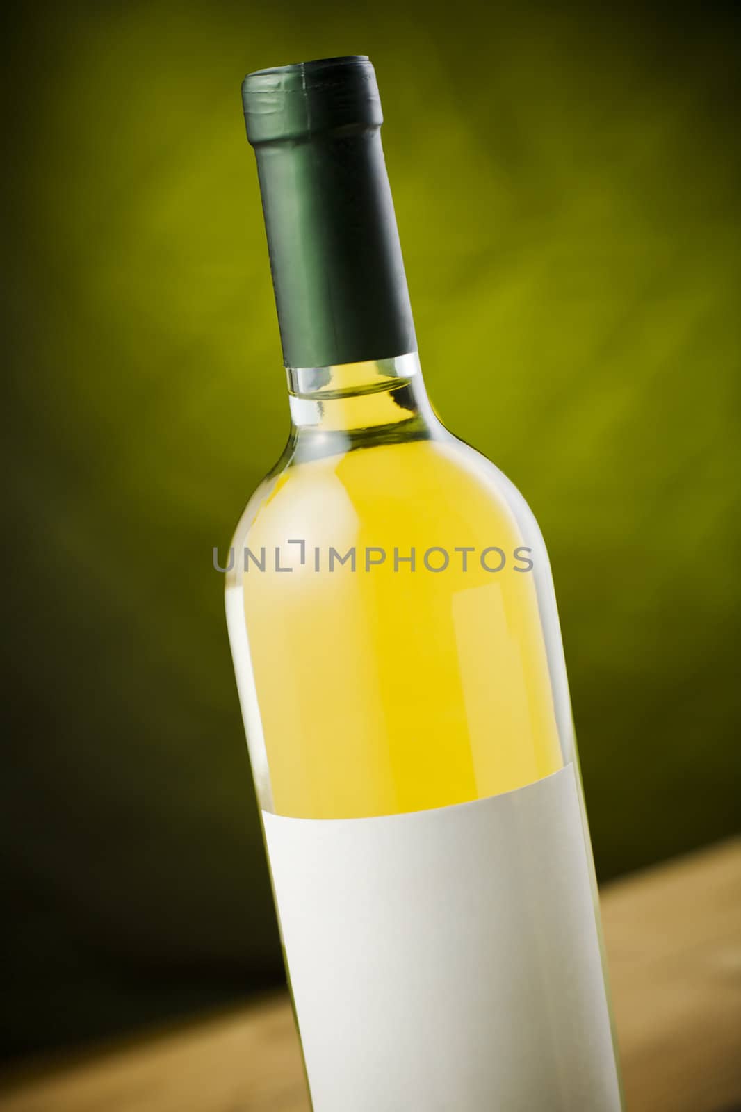 White wine bottle by mjp