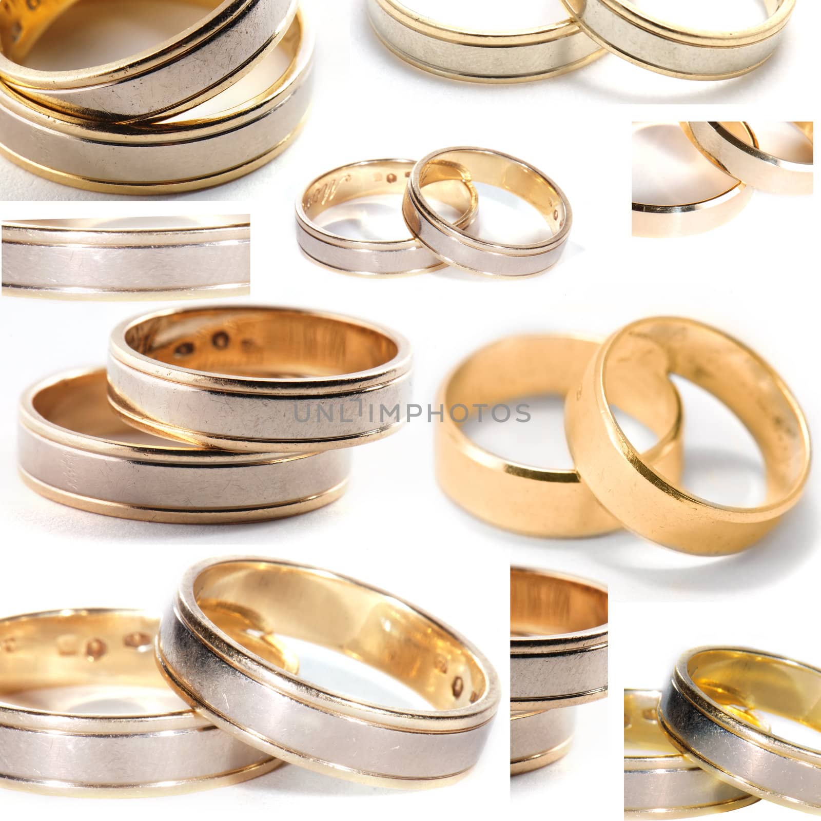 Assembling of wedding rings