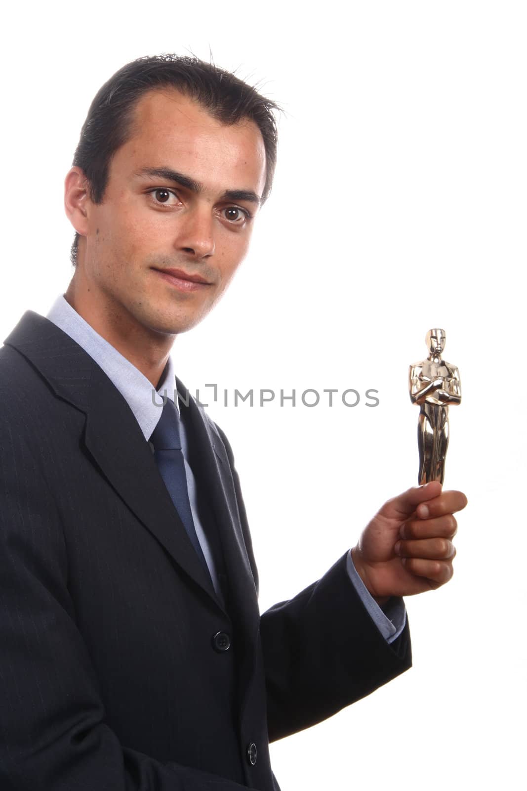  business men portrait on white