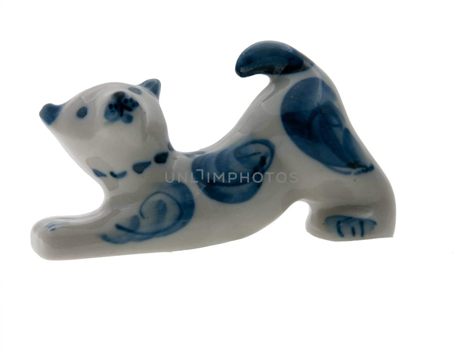 Gzhel (a brand of Russian ceramics, painted with blue on white)