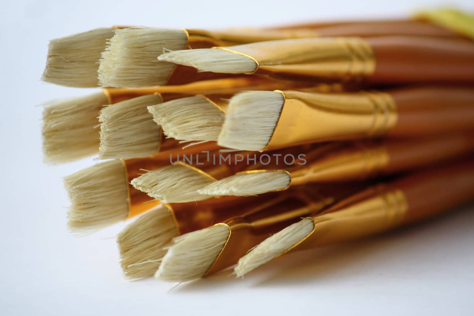 It is many brushes. They are necessary for drawing by paints.