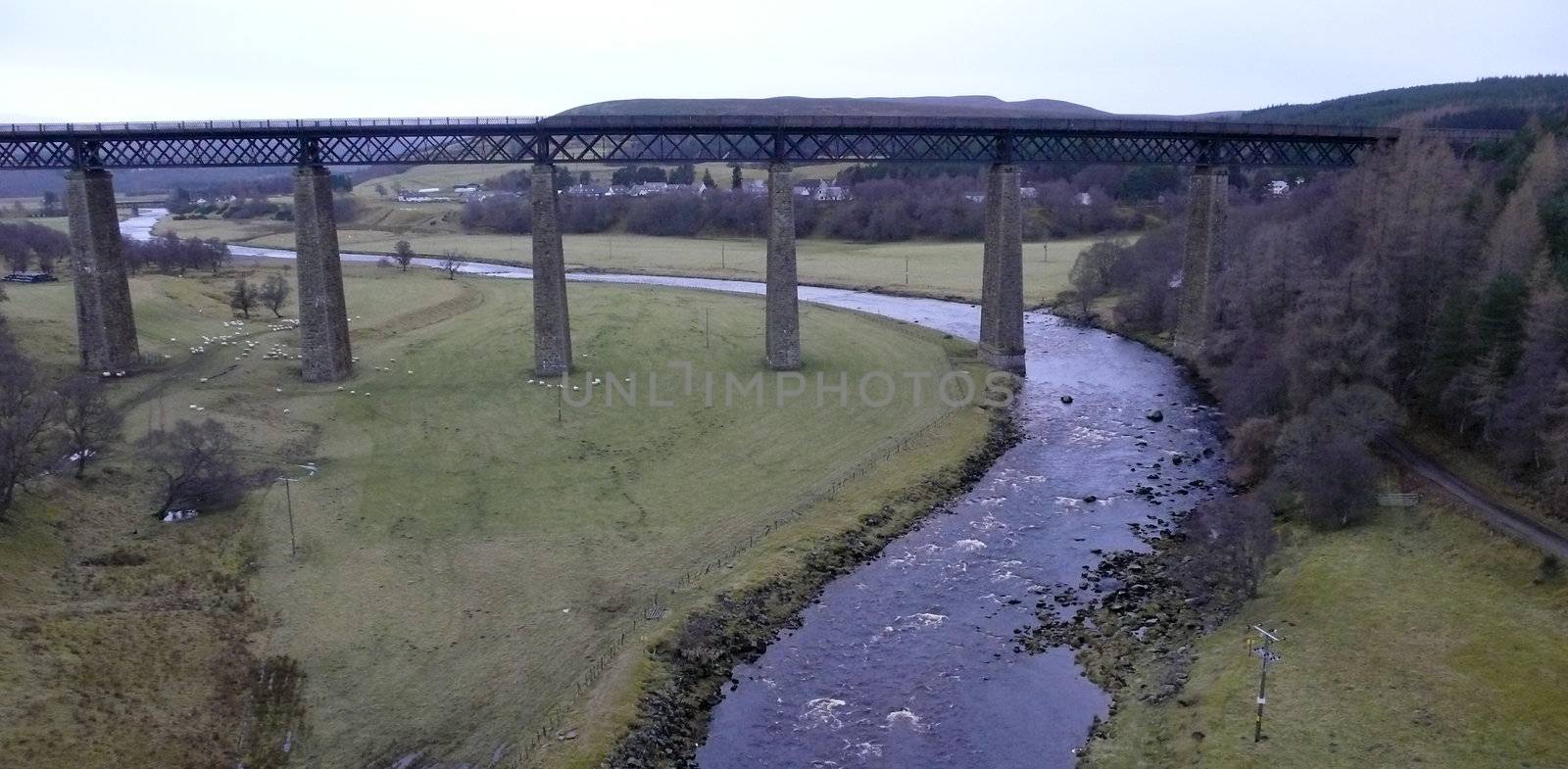 bridg over river by medsofoto