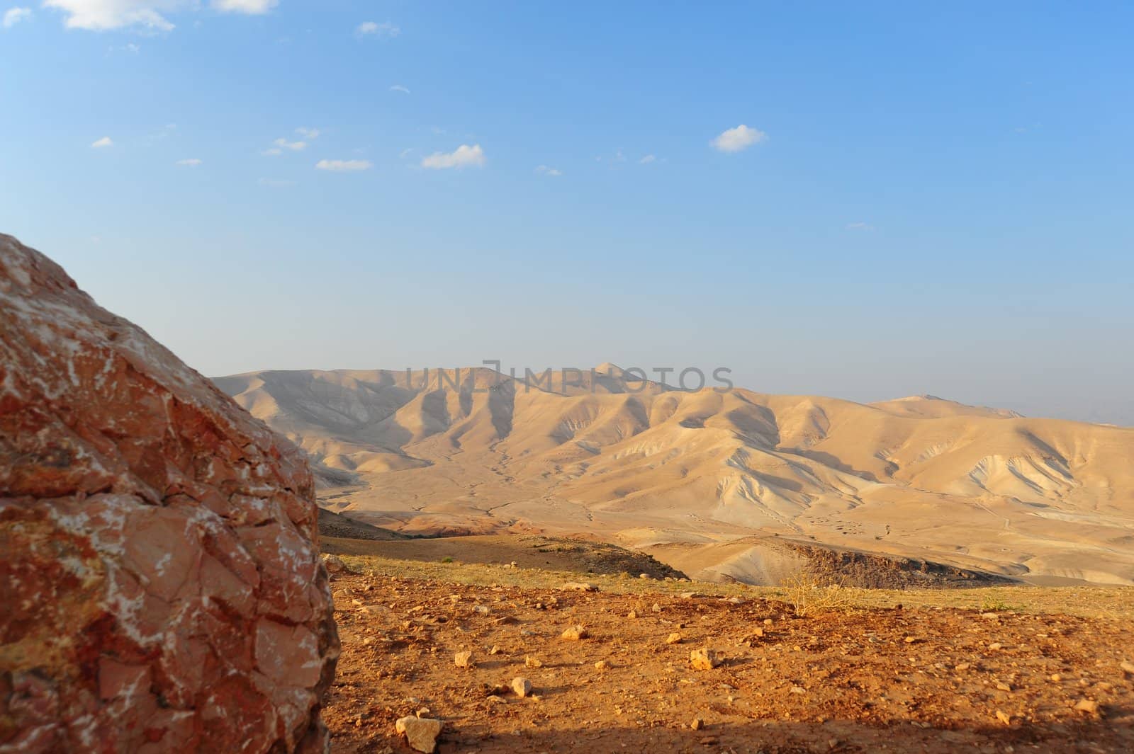 Landscape Of Judea Mountains Near Dead Sea