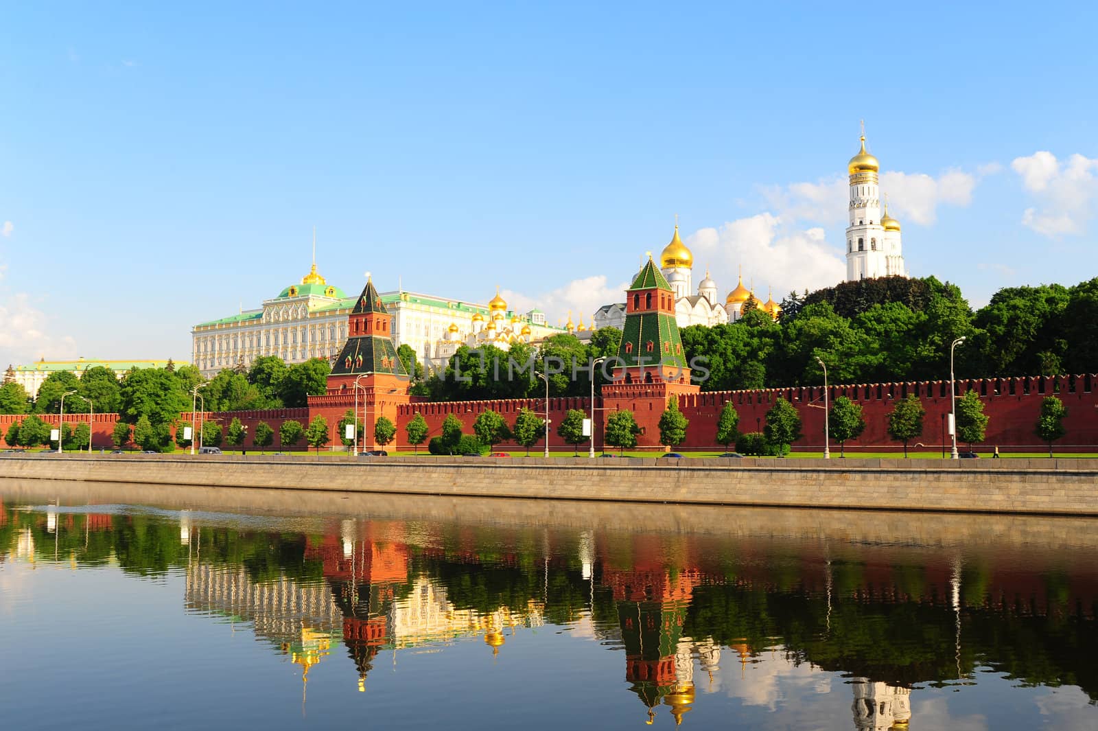View From Moscow-river On Kremlin