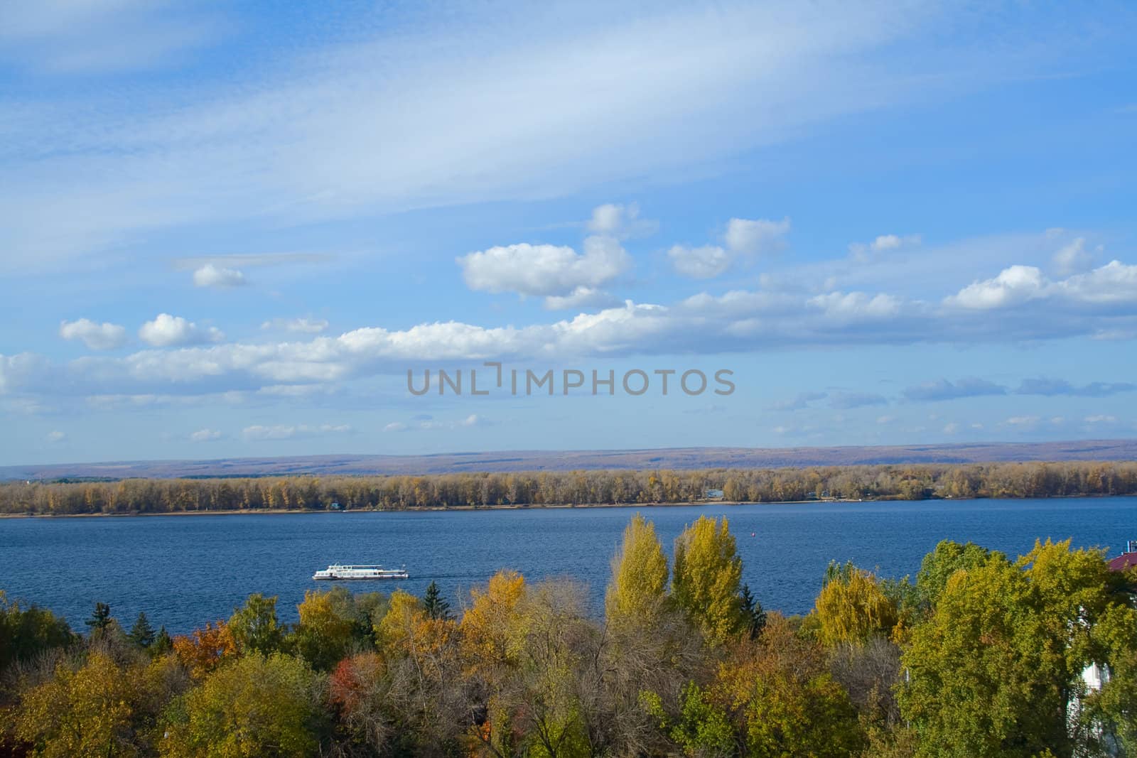 River landscape. Autumn by Kriblikrabli