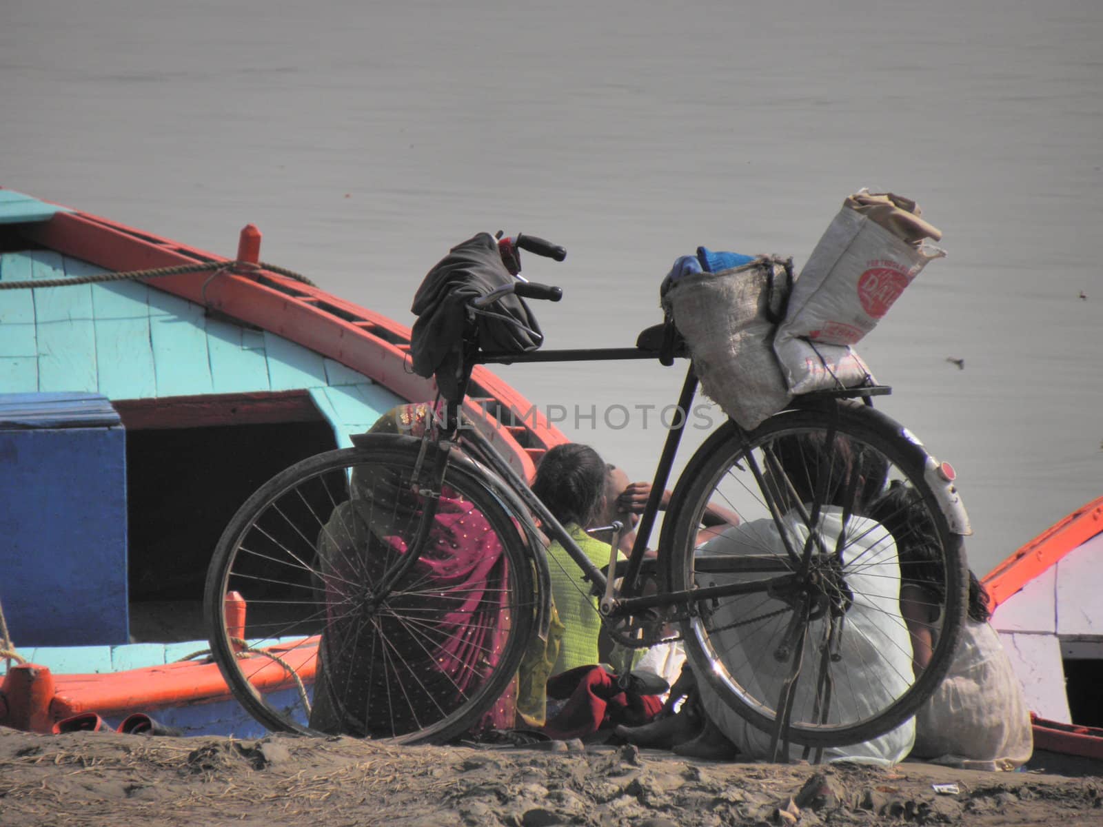 People on the sacred Gange