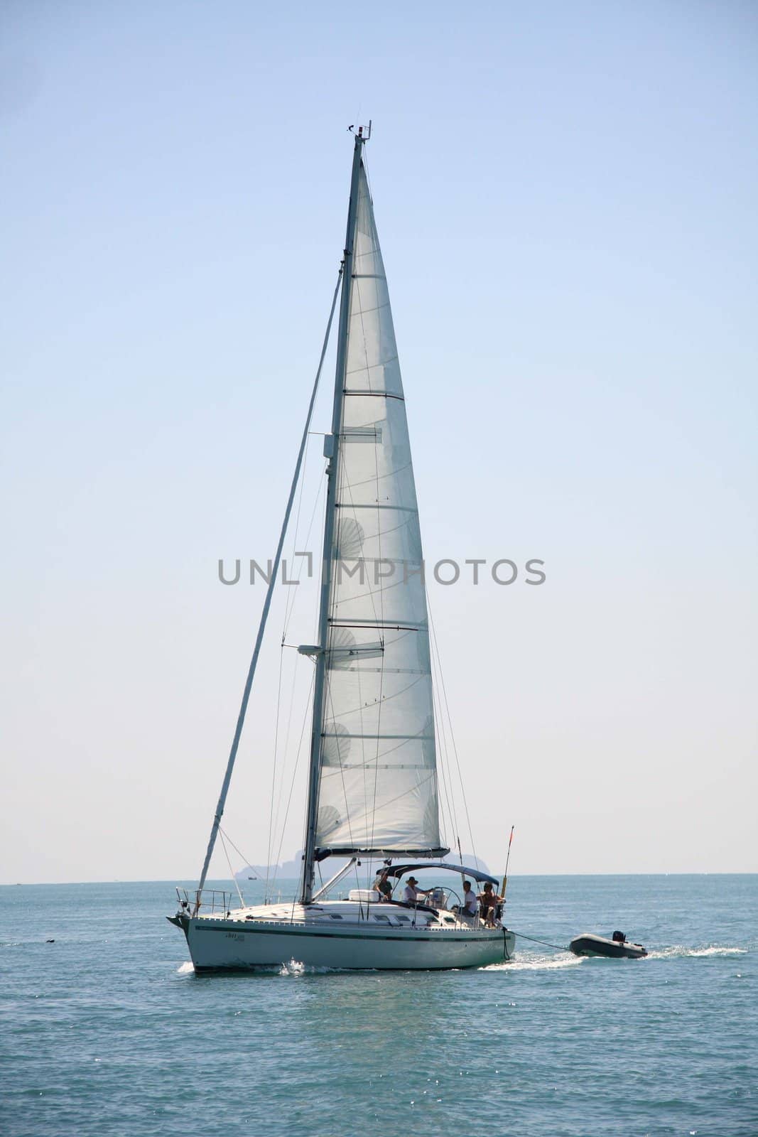 Yacht sailing in Phang Nga Bay, Thailand