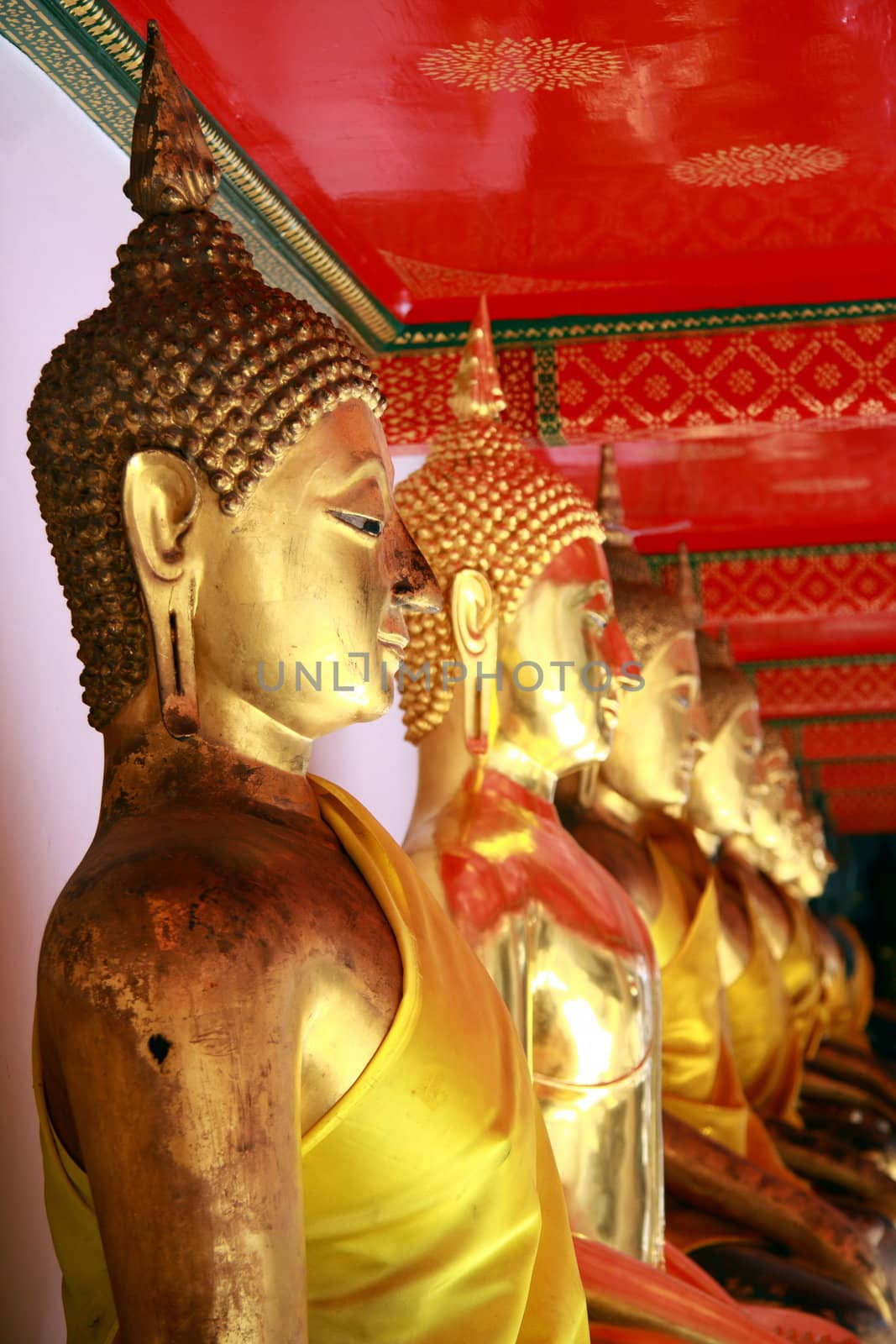 Buddha Statues at Wat Po, Bangkok