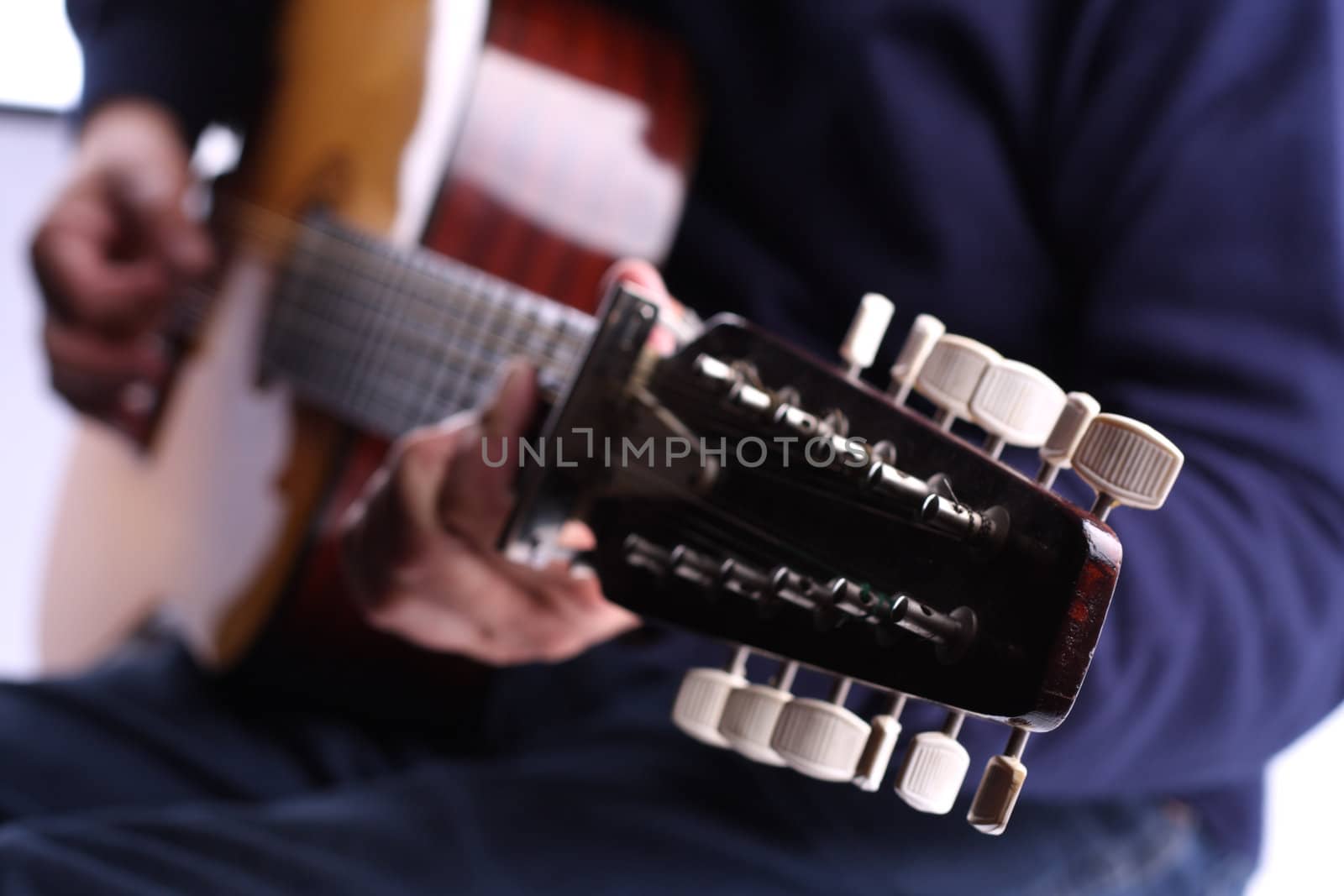 try to play on classical guitar