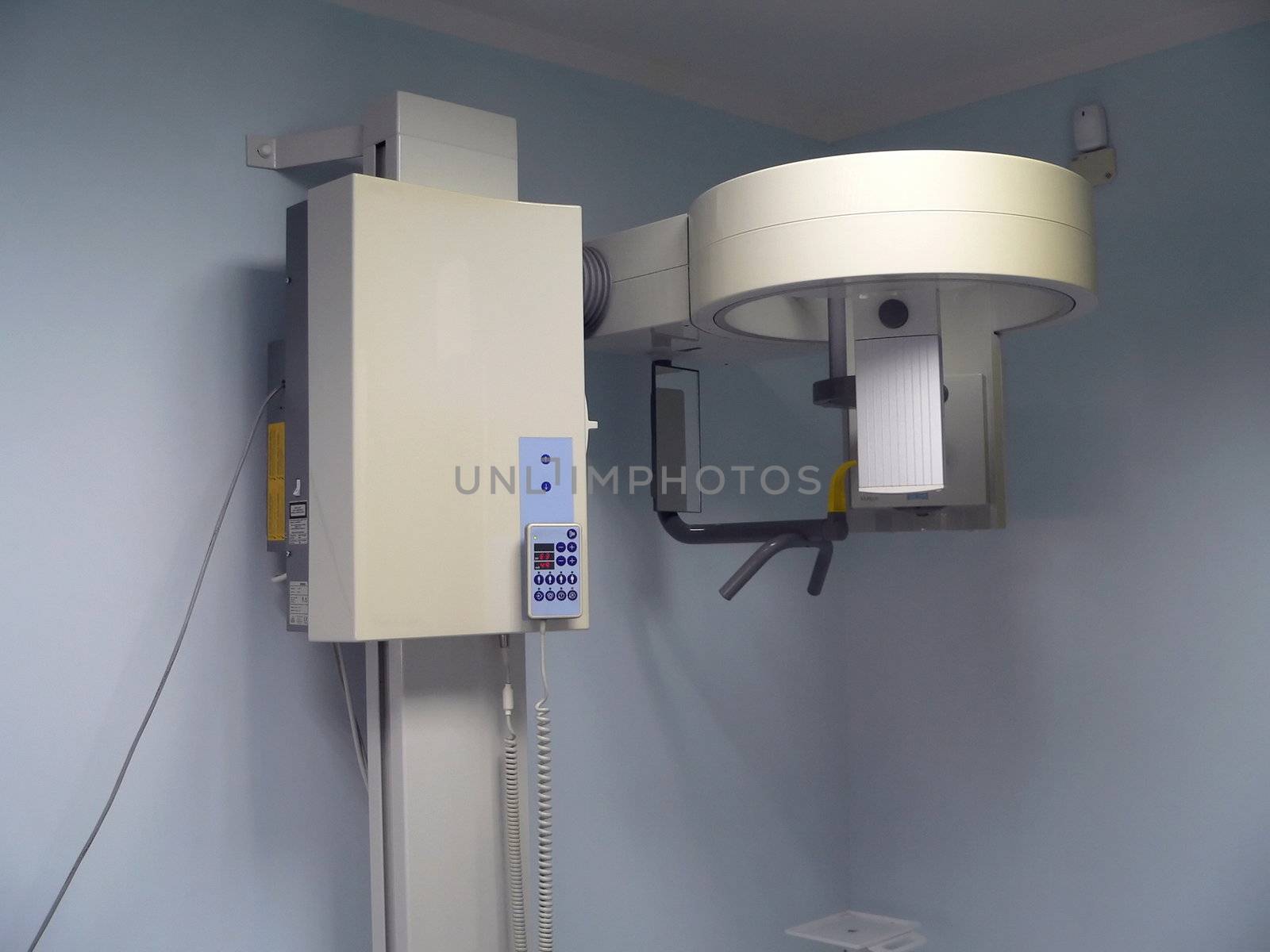 X-rays device in dental office