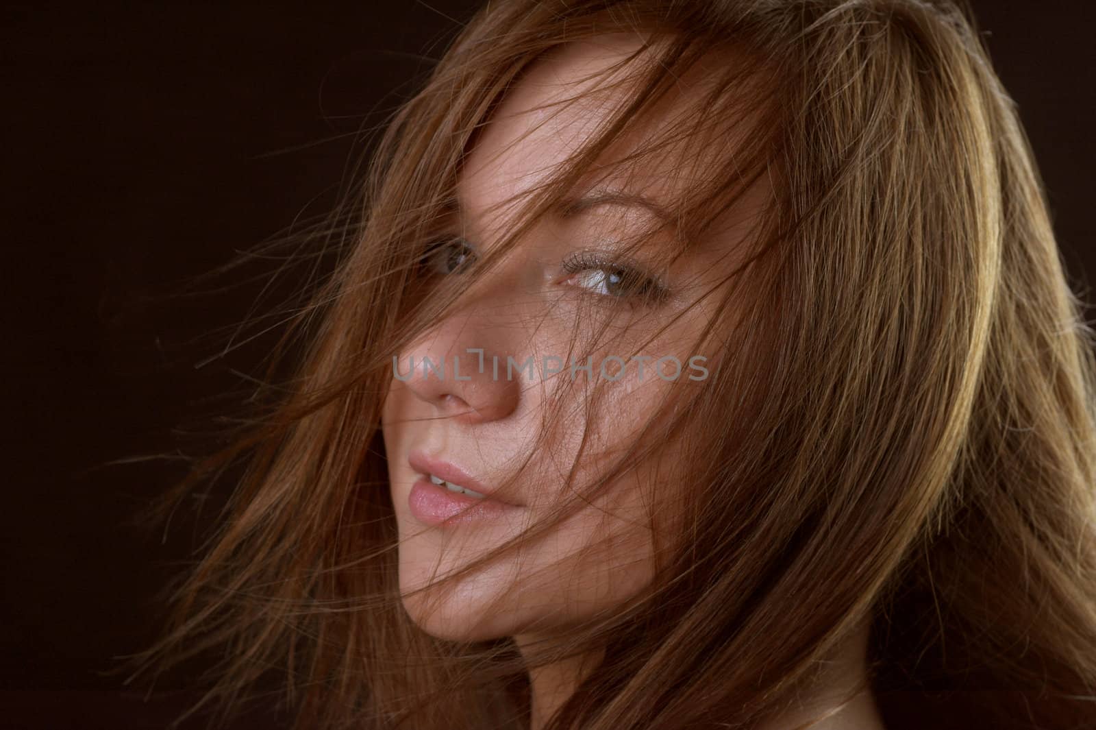 young woman portrait, studio shoot by Cheschhh