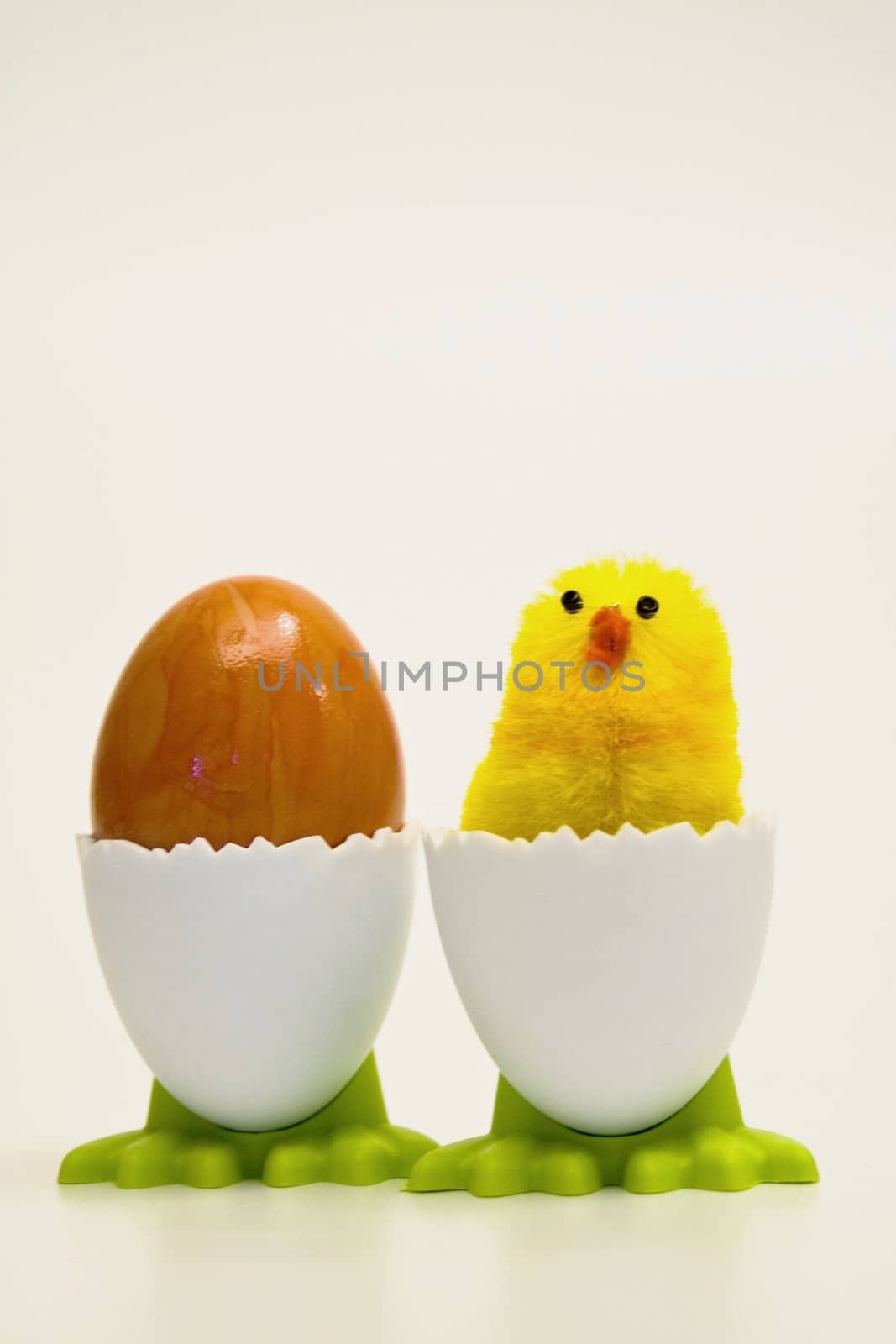 Easter chicken and Easter egg