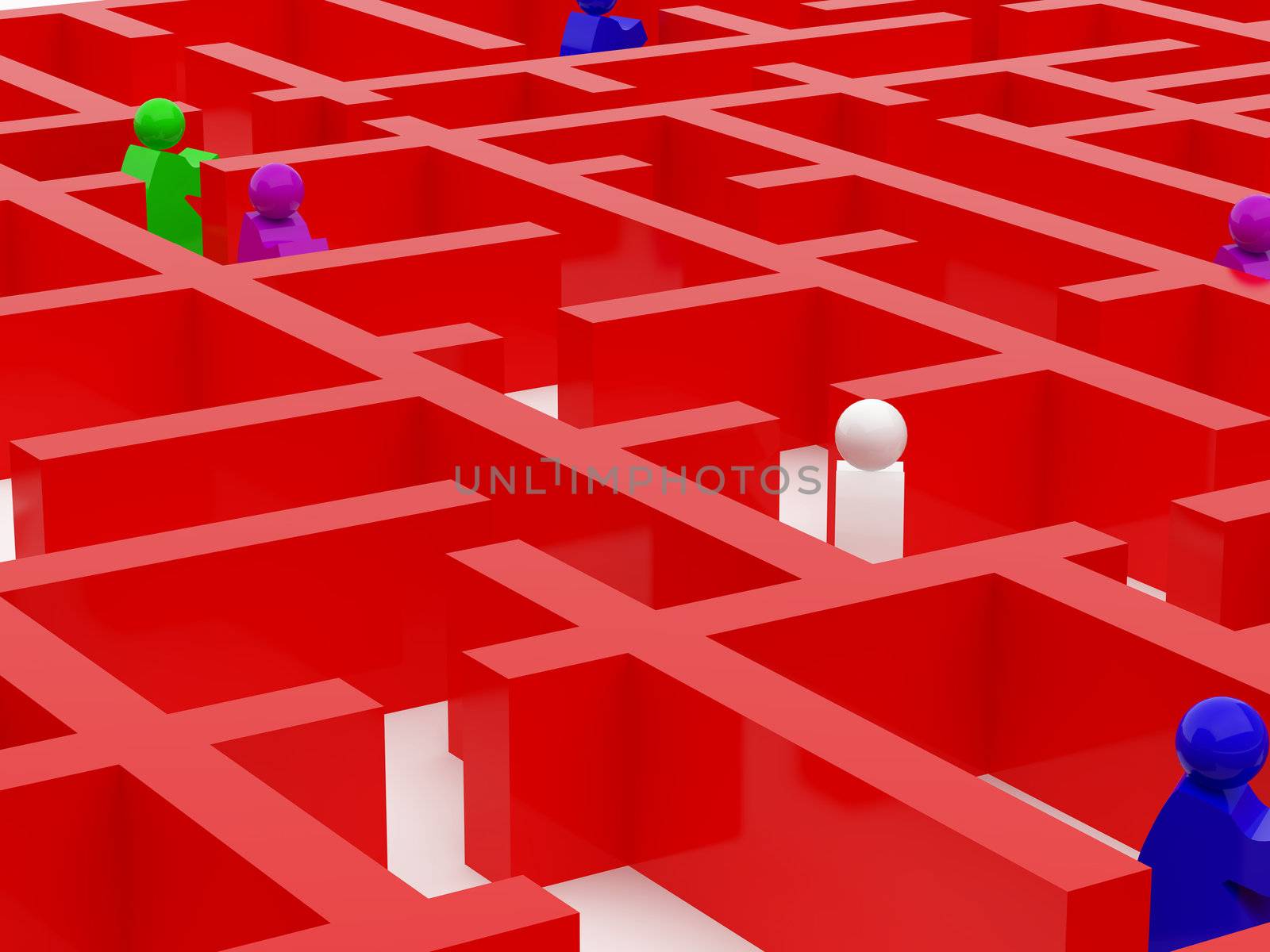3d labyrinth  by rook