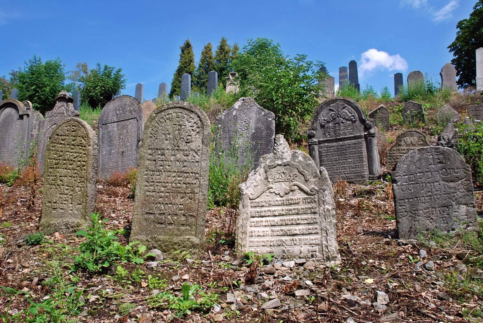 Ancient jewish cemetery from 15th century