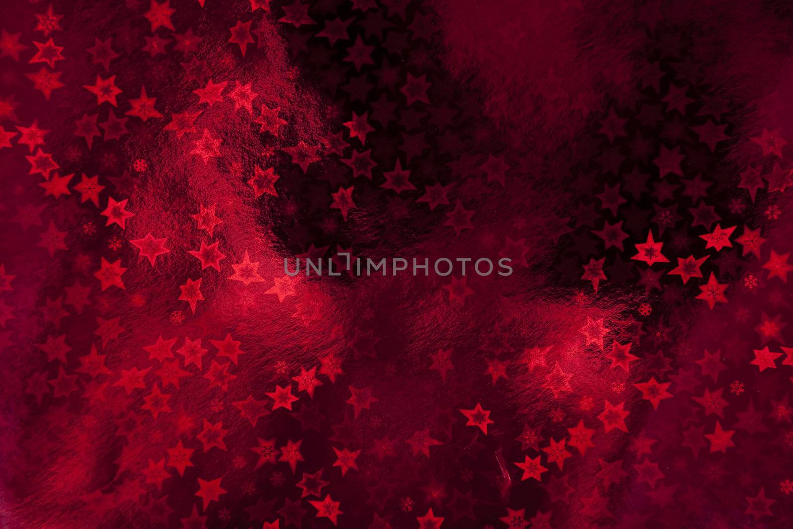 Red wrapping paper with stars