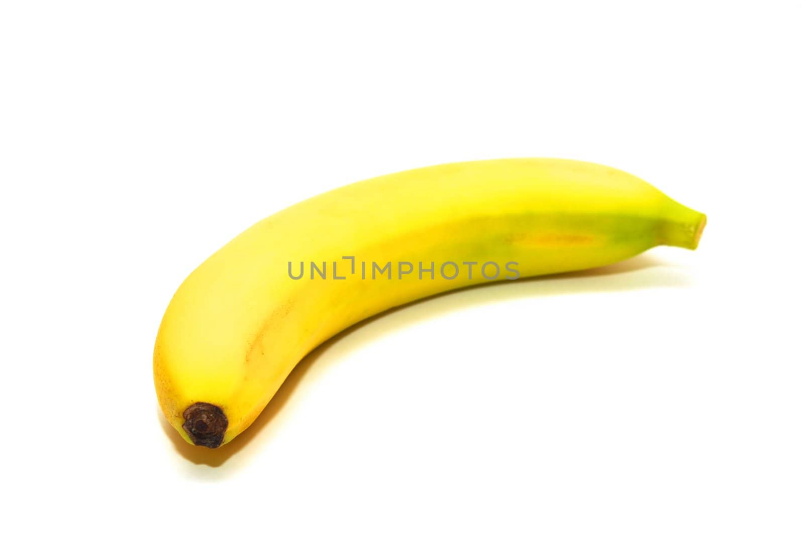photo of the banana on white background