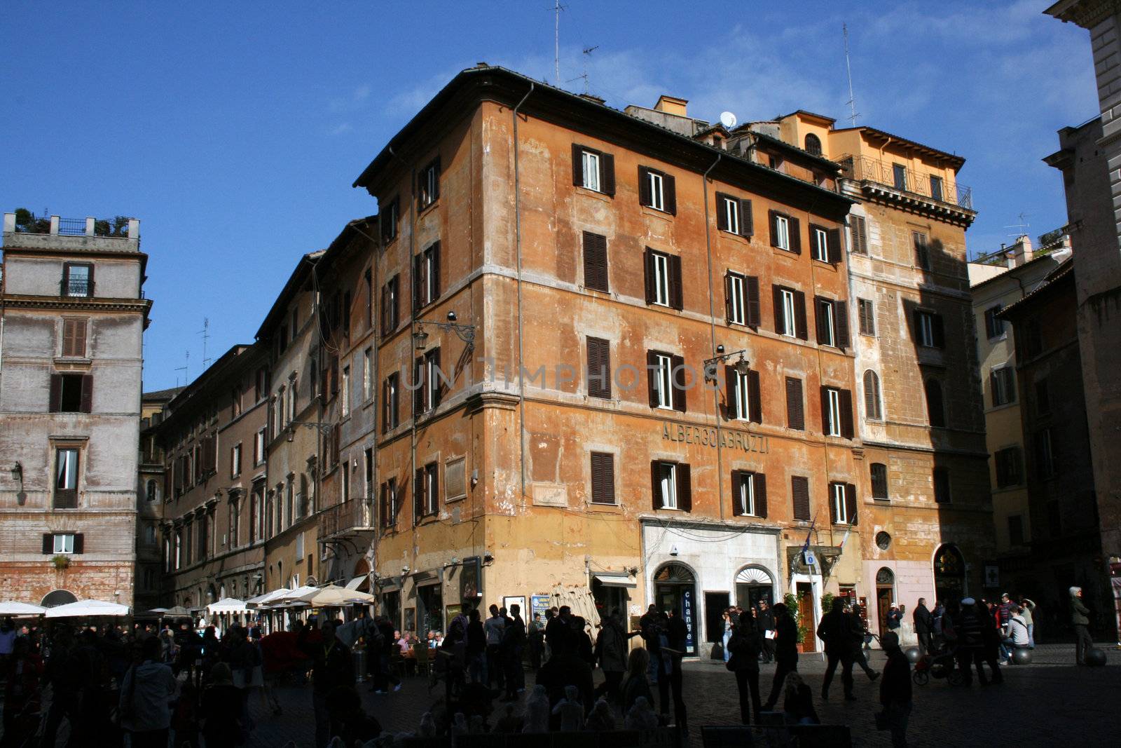 a piazza in Rome, Italy
