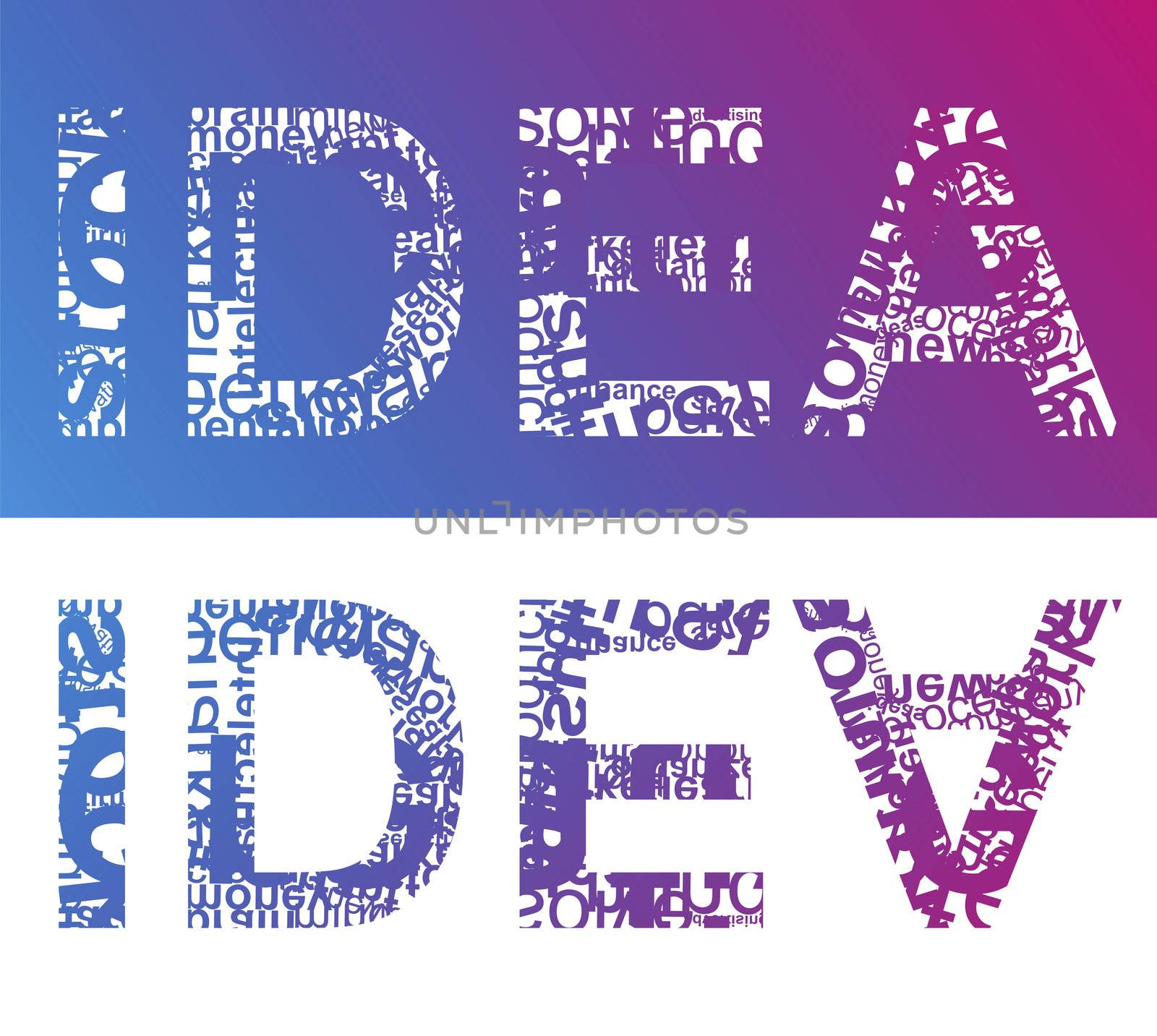 IDEA typographic by magraphics