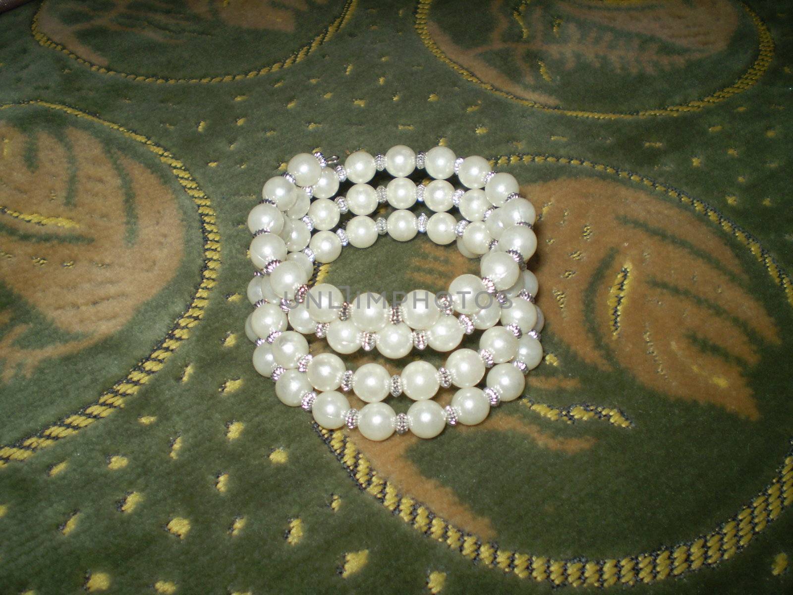 Bracelet from pearl by virus_77