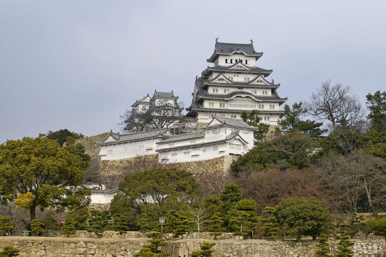 Majestic Castle of Himeji in Japan. by diro