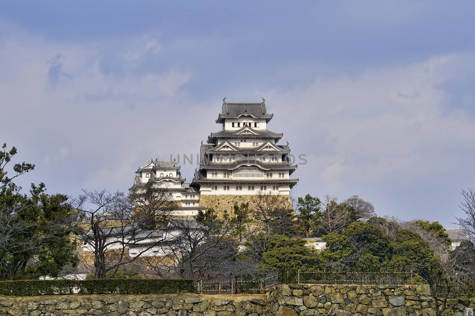 Majestic Castle of Himeji in Japan. by diro